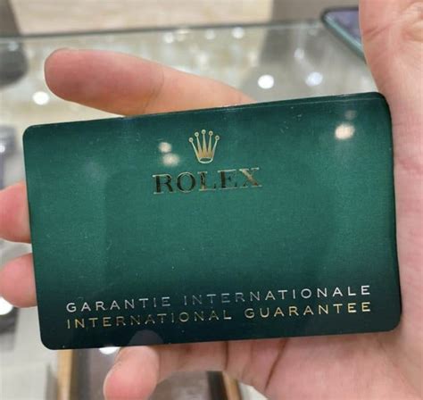 card garanzia rolex|rolex service card.